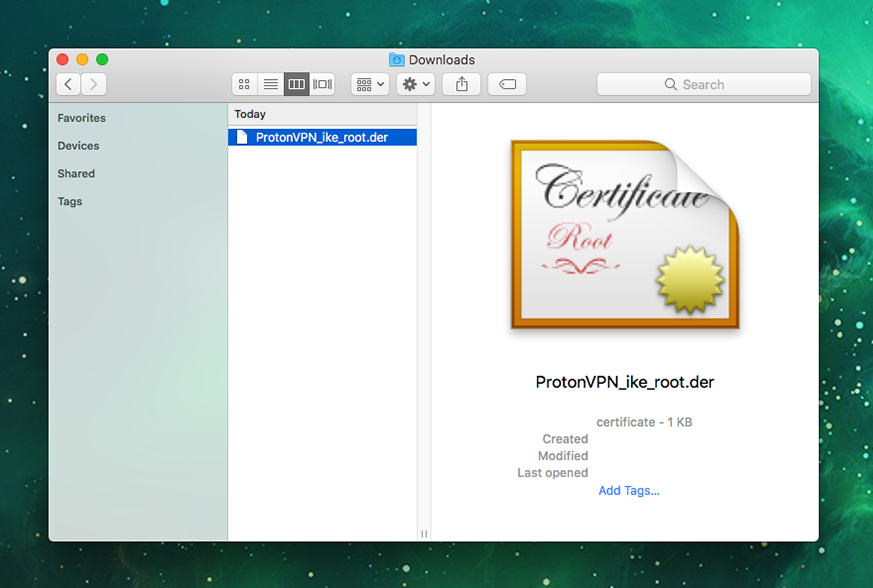 mac os x app for opening mobileconfig files