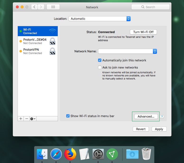 How to disable the IPv6 on macOS - ProtonVPN Support