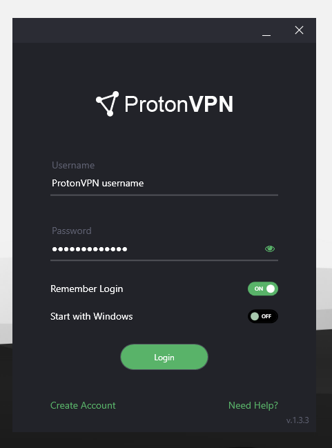 protonvpn for windows