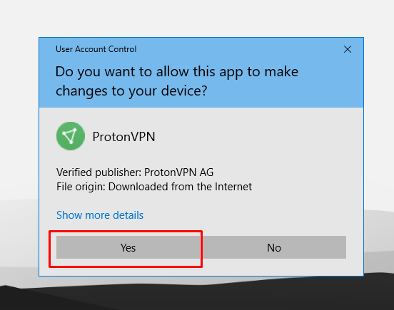 download protonvpn for windows