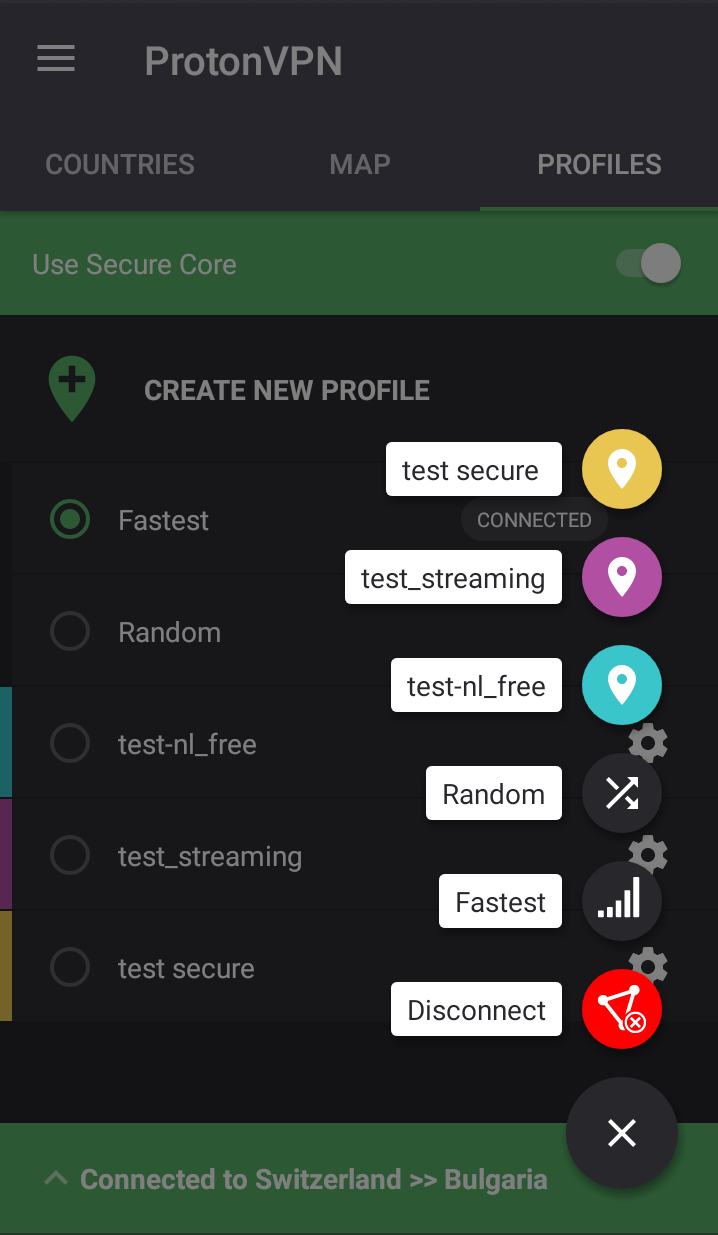 protonvpn for android