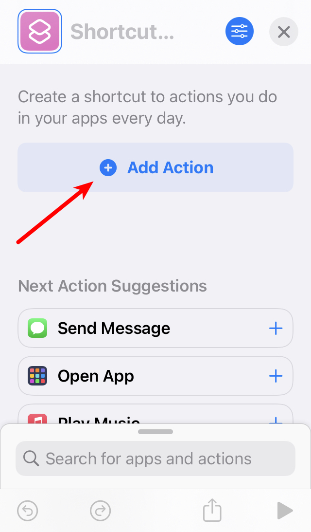 Add action