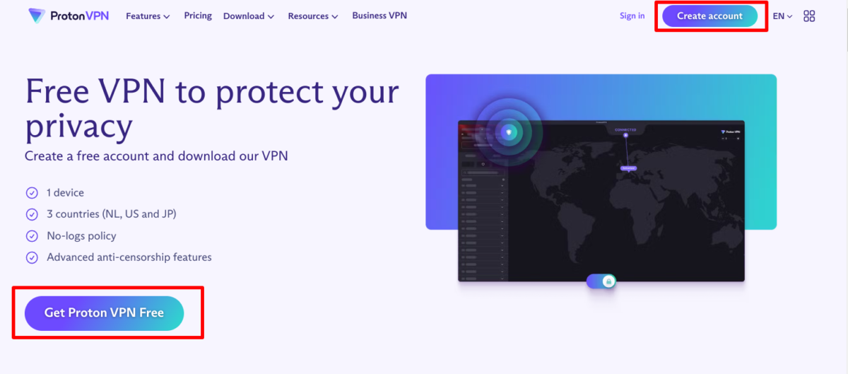 How do I use Proton VPN for free?