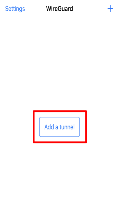 Add a tunnel