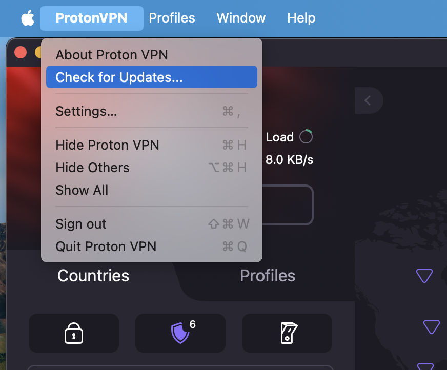 Update the Proton VPN app for macOS